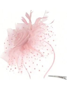 Elegant Tea Party Fascinator Hat for Women | Kentucky Derby Headband Accessory